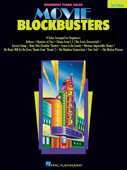 Movie Blockbusters Beginning Piano Solos