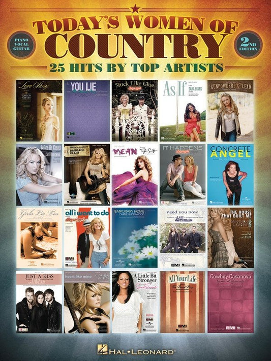 Today's Women of Country — Piano/Vocal/Guitar, 2nd Edition (Hal Leonard)