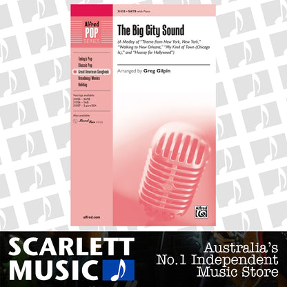 Big City Sound SATB Choral Sheet Music Medley — view 2