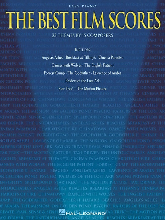 The Best Film Scores Easy Piano (Softcover Book)