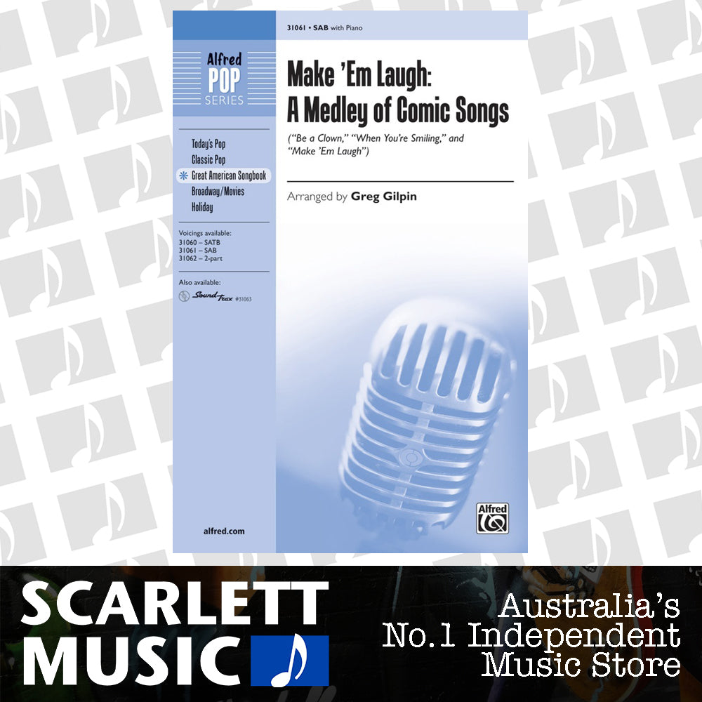 Make 'Em Laugh SAB  A Medley Of Comic Songs — view 2