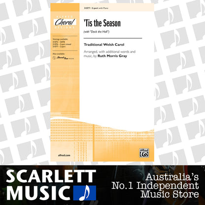 'Tis the Season SA - Choral Sheet Music for 2 Part Treble/SA Unison — view 2