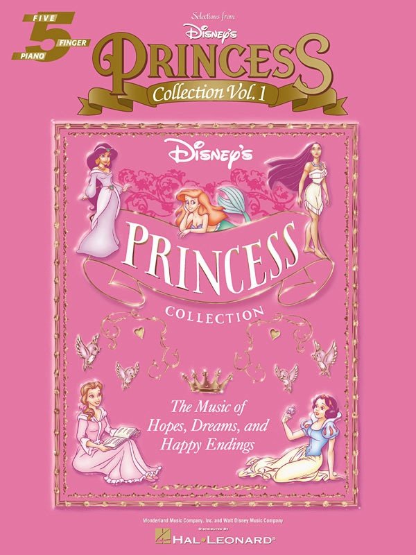 Disney Princess Collection Vol 1 5 Finger Piano (Hal Leonard)