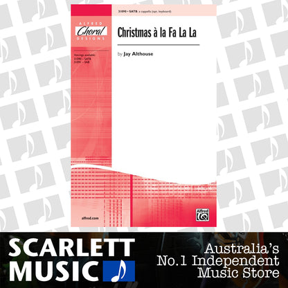 Christmas A La Fa La La SATB — view 2