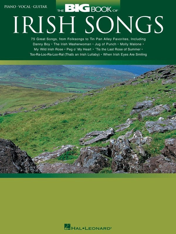 Big Book of Irish Songs — Piano/Vocal/Guitar (Hal Leonard)
