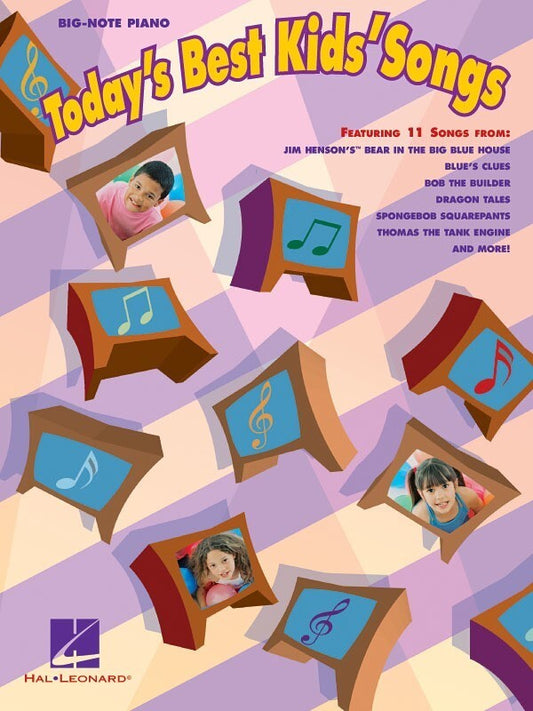 Todays Best Kids Songs Big Note Piano
