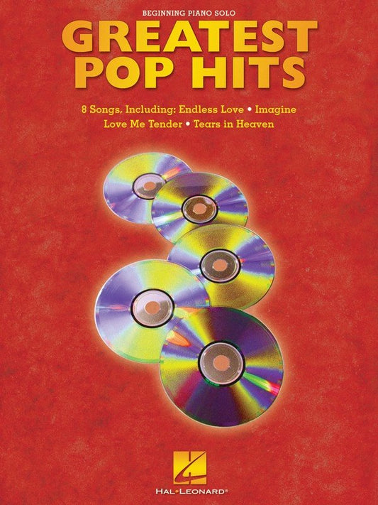 Greatest Pop Hits — Beginning Piano Solo (Hal Leonard)