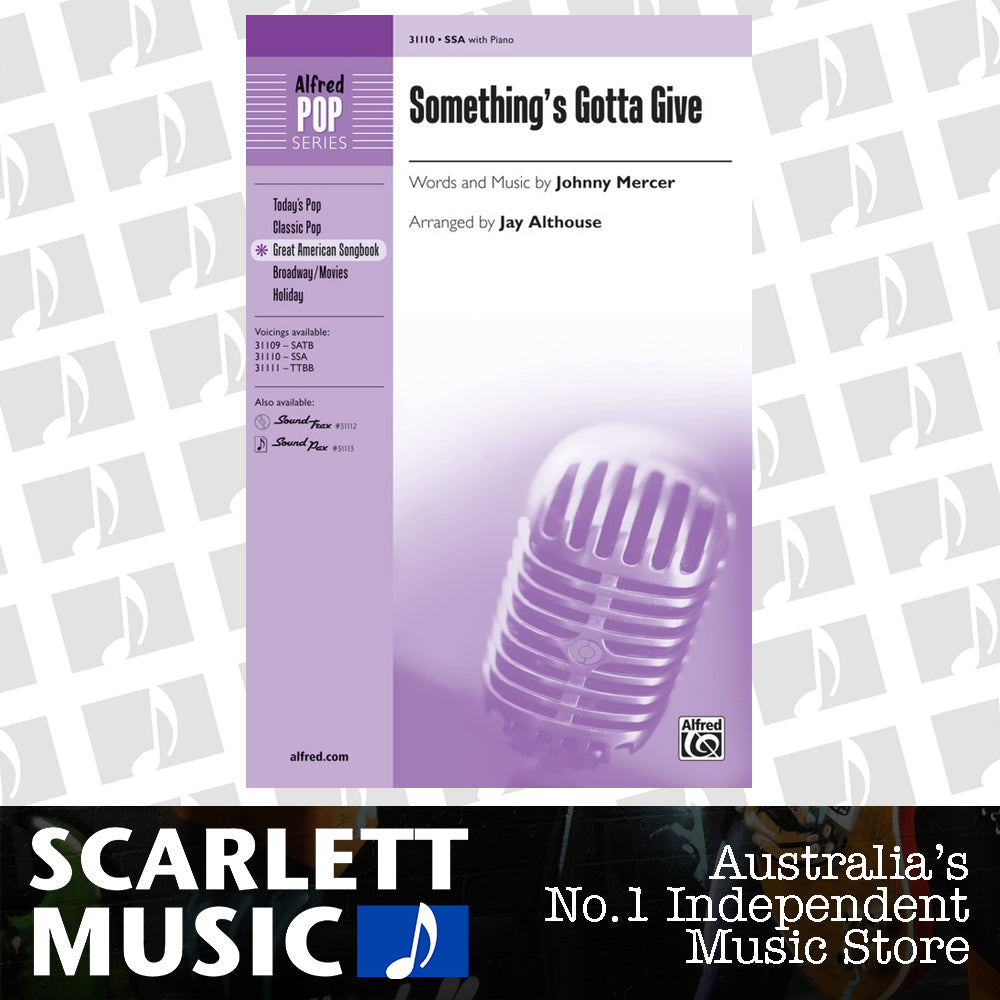 Something's Gotta Give SSA Choral Sheet Music — view 2