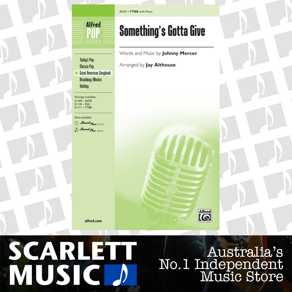 Something's Gotta Give TTBB Choral Sheet Music — view 2