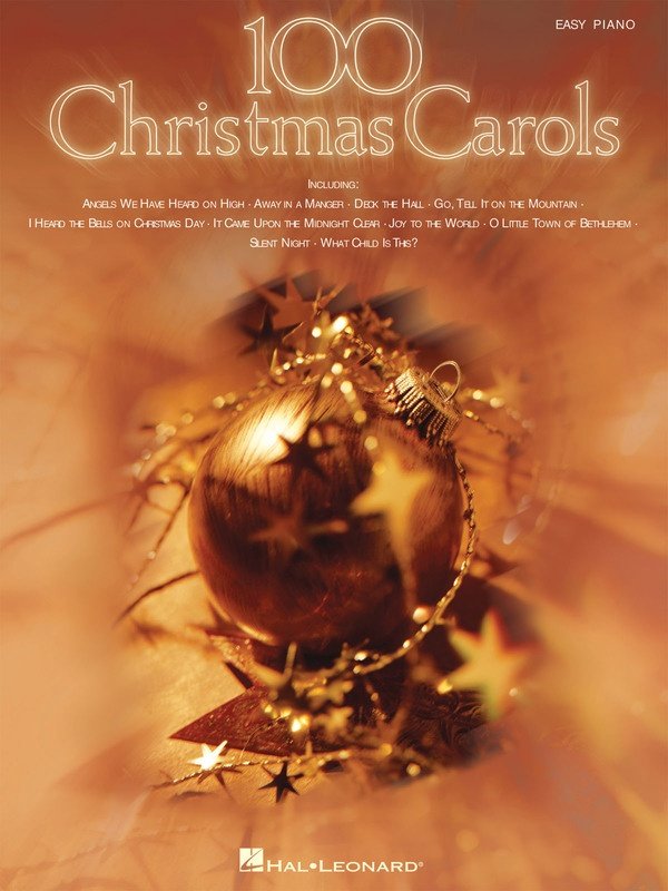 100 Christmas Carols — Easy Piano with Lyrics (Hal Leonard)