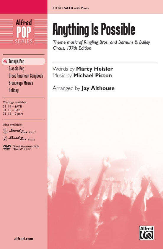 Anything Is Possible SATB Choral Sheet Music