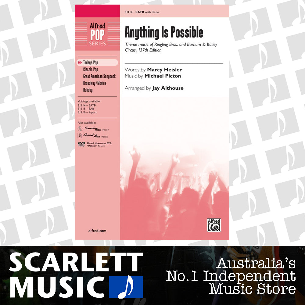 Anything Is Possible SATB Choral Sheet Music — view 2