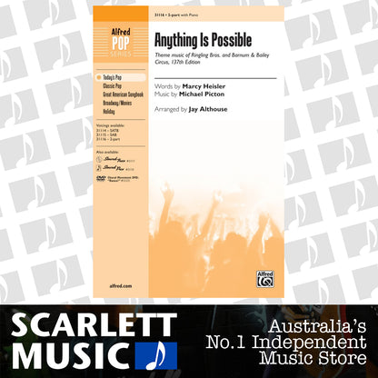 Anything Is Possible SA Choral Sheet Music — view 2