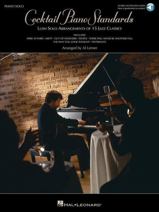 Cocktail Piano Standards — Piano Solo, Book/Online Audio (Hal Leonard)