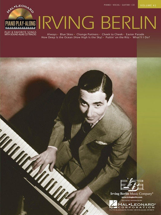 Irving Berlin — Piano Play-Along Vol. 42, Book/Online Audio (Hal Leonard)