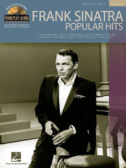 Frank Sinatra Popular Hits — Piano Play-Along Vol. 44, Book/Online Audio (Hal Leonard)