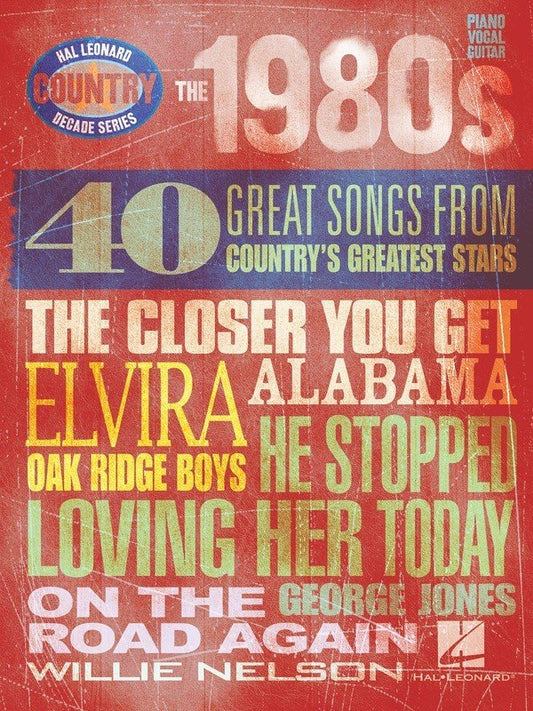 1980s Country — Decade Series, Piano/Vocal/Guitar (Hal Leonard)