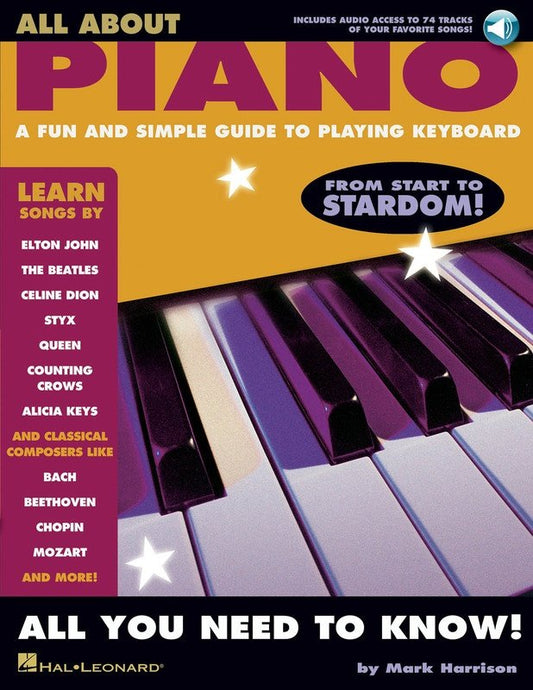 All About Piano — Book/Online Audio (Hal Leonard)