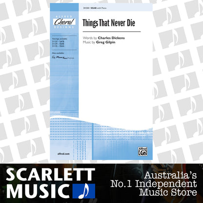 Things That Never Die SSAB Choral Sheet Music — view 2