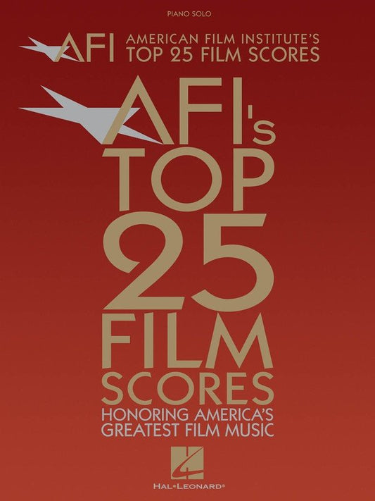 Top 25 Film Scores — Piano Solo, AFI (Hal Leonard)