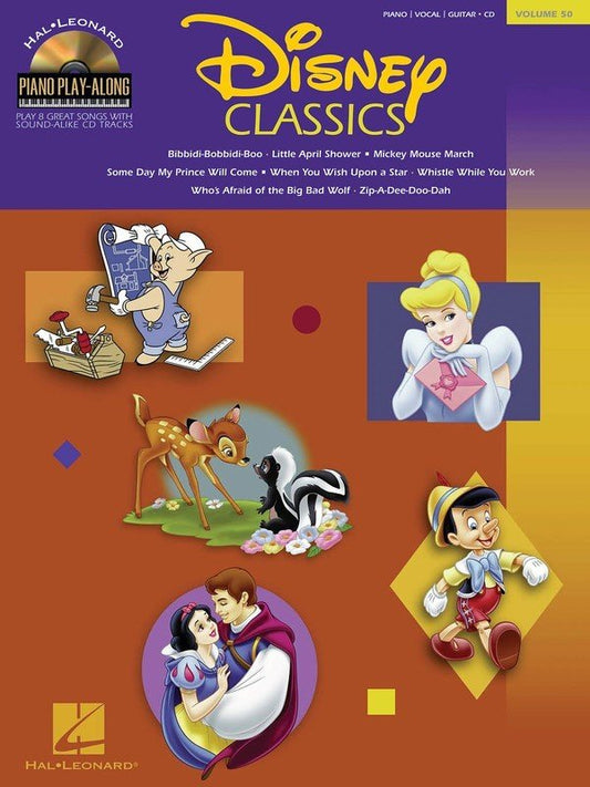 Disney Classics — Piano Play-Along Vol. 50, Book/Online Audio (Hal Leonard)