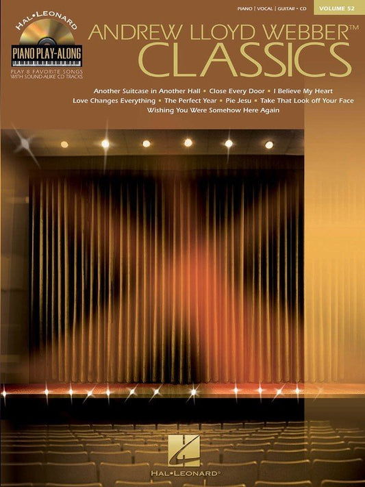 Lloyd Webber Classics — Piano Play-Along Vol. 52, Book/Online Audio (Hal Leonard)