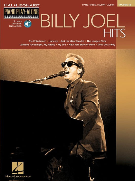 Billy Joel Hits — Piano Play-Along Vol. 62, Book/Online Audio (Hal Leonard)