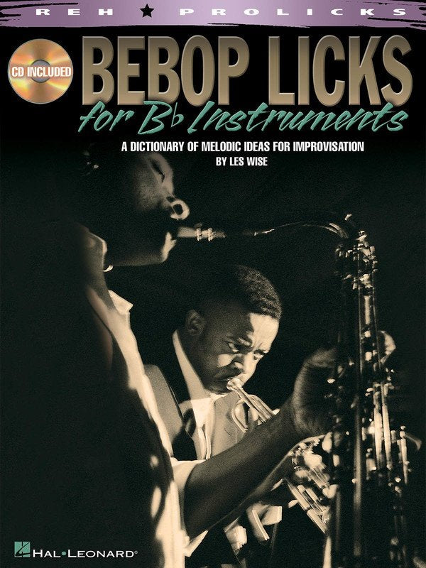 Bebop Licks for B-Flat Instruments — Book/Online Audio (Hal Leonard)
