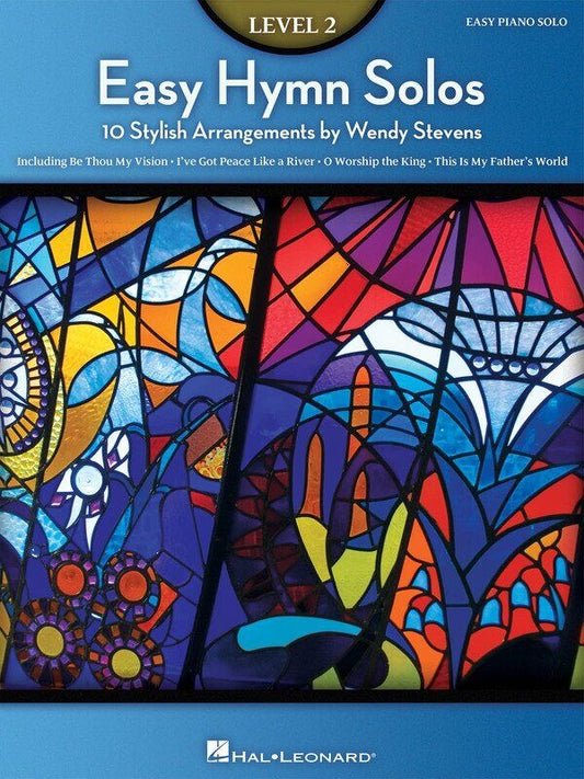 Easy Hymn Solos Level 2 for Easy Piano - Hal Leonard - 32 Pages