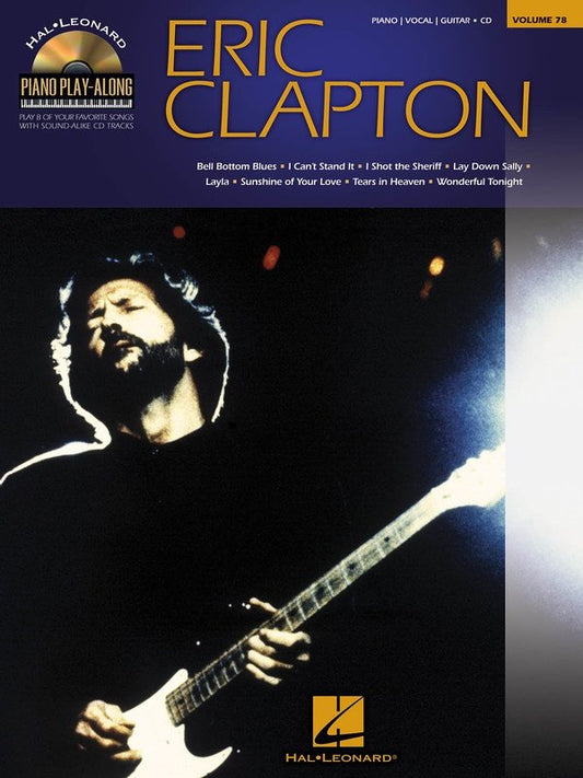 Eric Clapton — Piano Play-Along Vol. 78, Book/Online Audio (Hal Leonard)