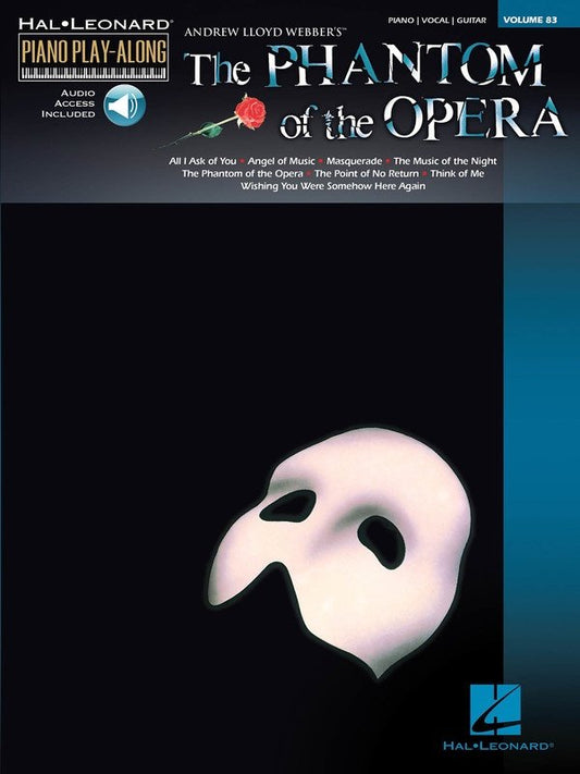Phantom of the Opera — Piano Play-Along Vol. 83, Book/Online Audio (Hal Leonard)