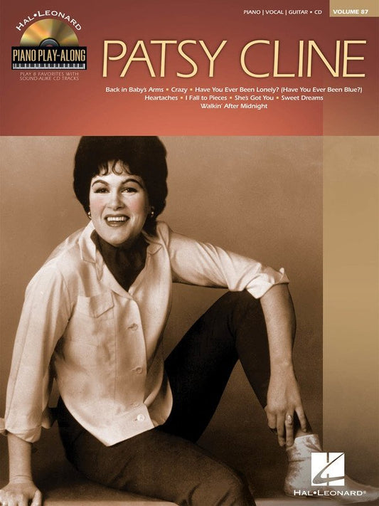 Patsy Cline — Piano Play-Along Vol. 87, Book/Online Audio (Hal Leonard)