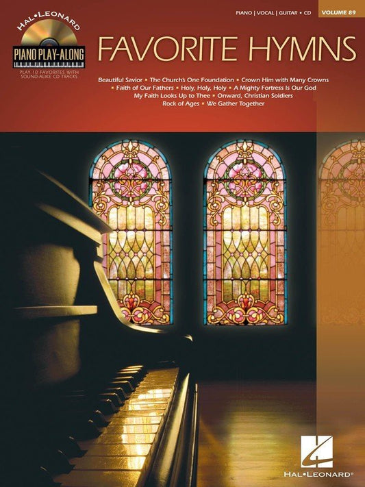 Favorite Hymns — Piano Play-Along Vol. 89, Book/Online Audio (Hal Leonard)