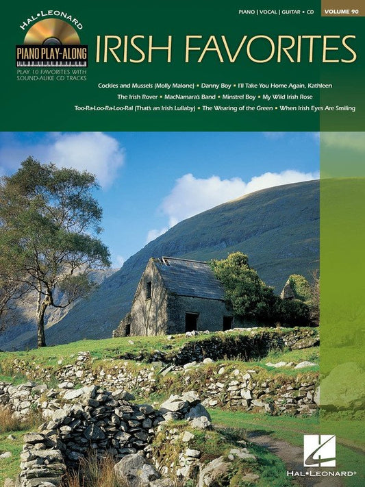 Irish Favorites — Piano Play-Along Vol. 90, Book/Online Audio (Hal Leonard)