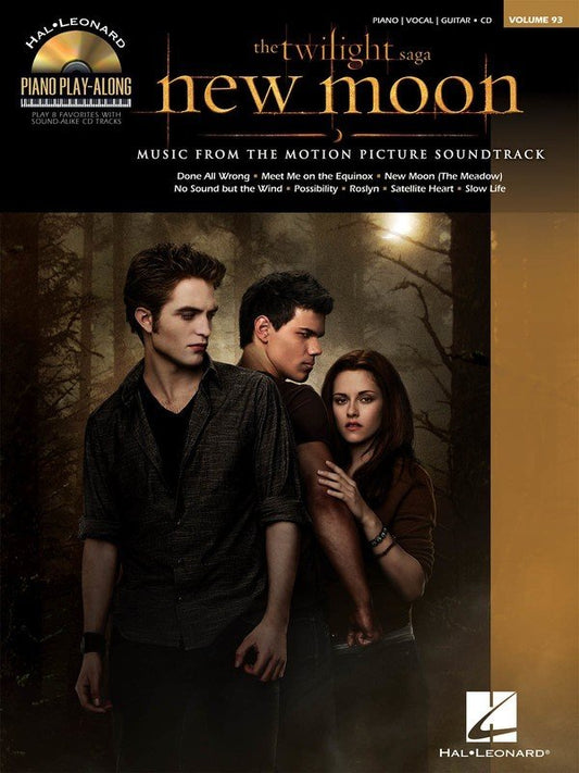 Twilight: New Moon — Piano Play-Along Vol. 93, Book/Online Audio (Hal Leonard)