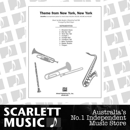 Theme from New York New York Choral Sheet Music S/PAX — view 2
