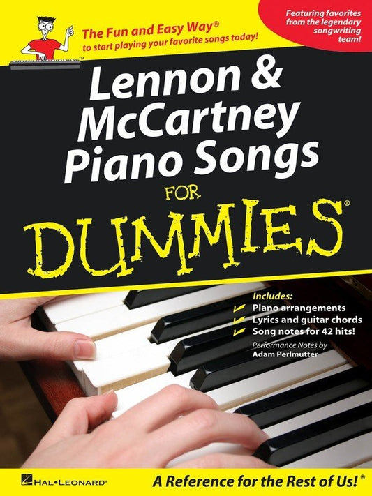 Lennon & McCartney Piano Songs for Dummies — Piano/Vocal/Guitar (Hal Leonard)