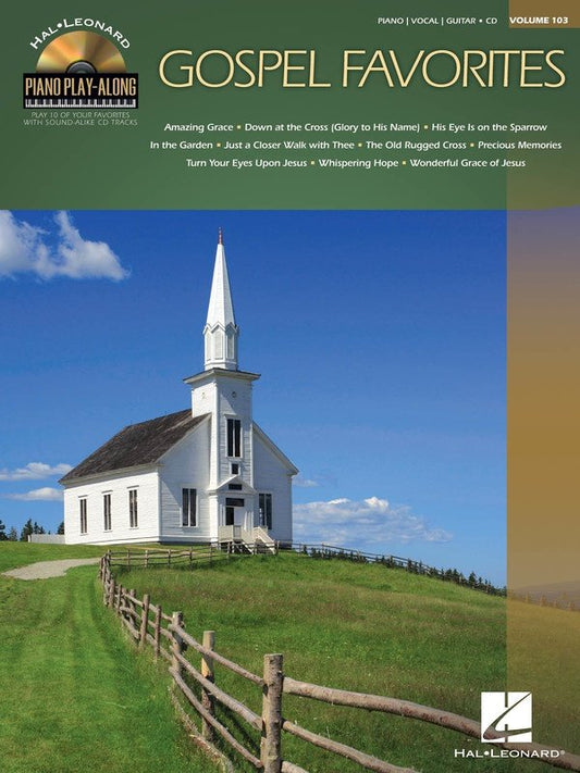 Gospel Favorites — Piano Play-Along Vol. 103, Book/Online Audio (Hal Leonard)