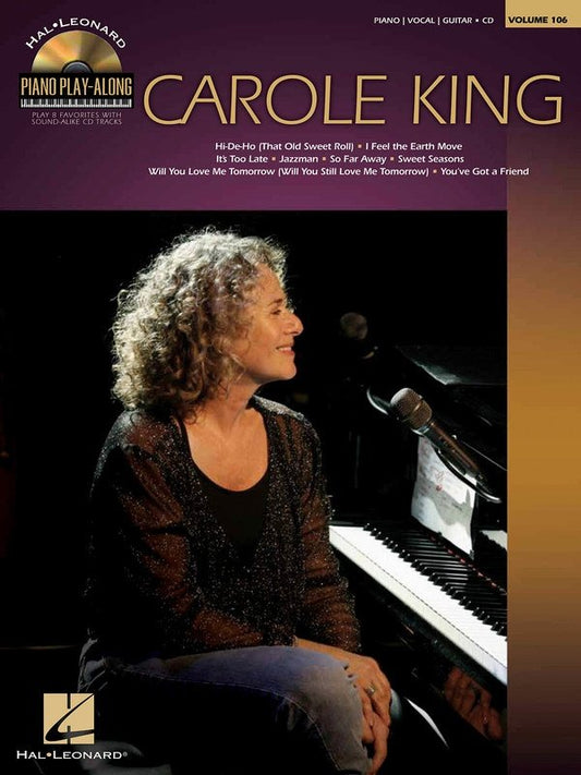 Carole King — Piano Play-Along Vol. 106, Book/Online Audio (Hal Leonard)
