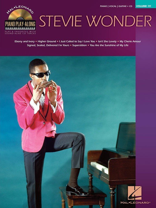 Stevie Wonder — Piano Play-Along Vol. 111, Book/CD (Hal Leonard)