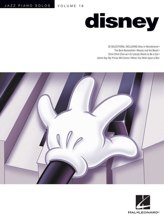 Disney Jazz Piano Solos V16 Jps (Hal Leonard)