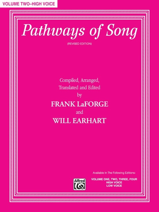 Pathways Of Song Volume 2 Book/CD High