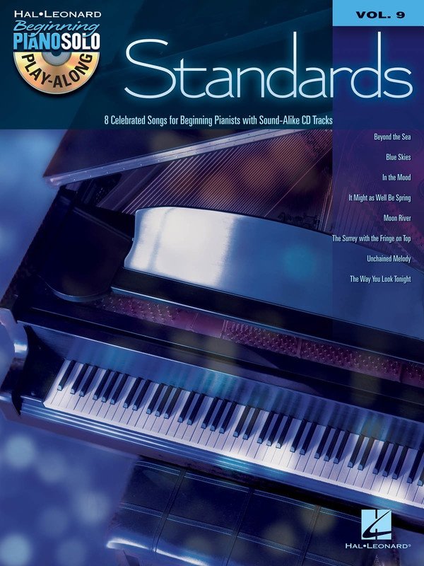 Standards — Beginning Piano Solo Play-Along Vol. 9, Book/CD (Hal Leonard)