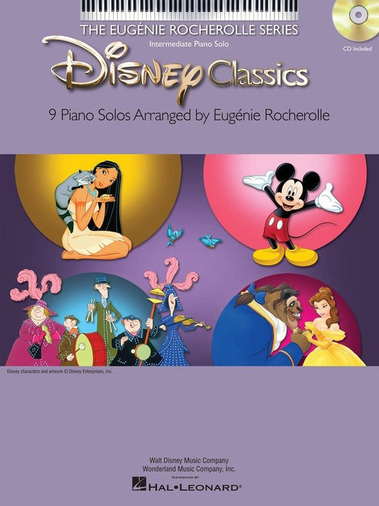 Disney Classics — Intermediate Piano Solos, Book/CD (Hal Leonard)