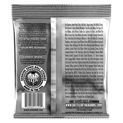 Ernie Ball Hybrid Slinky Coated Titanium RPS Electric Guitar Strings, 9-46 Gauge — view 2