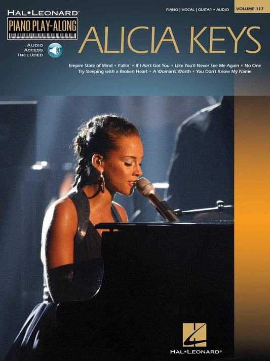 Alicia Keys — Piano Play-Along Vol. 117, Book/Online Audio (Hal Leonard)