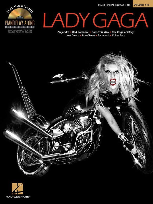Lady Gaga — Piano Play-Along Vol. 119, Book/CD (Hal Leonard)