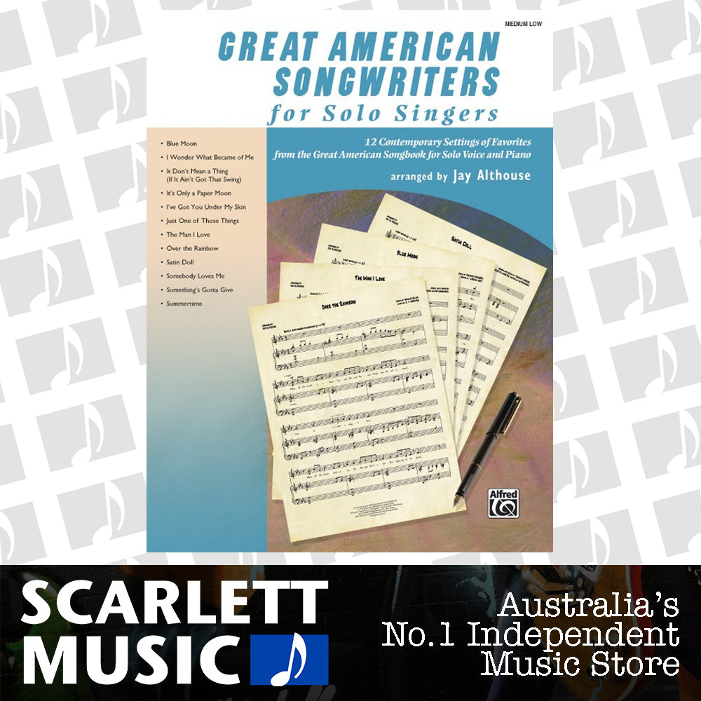Great American Songwriters Solo Med/High CD — view 2