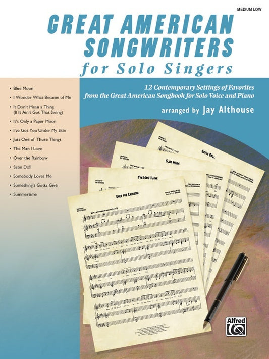 Great American Songwriters Solo Med/Low Book