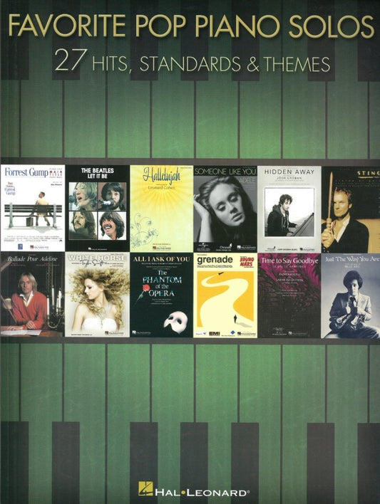 Favorite Pop Piano Solos — Piano Solo (Hal Leonard)